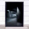 Blurry pyramid buildings Wall Art Print