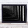 Stairs Black White Large Wall Art Print