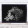 Powder Drum woman smoke Wall Art Print