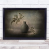 Vase Plant Photo Leaves Wall Art Print