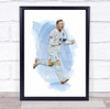 Footballer Wayne Rooney Football Player Watercolor Wall Art Print