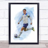 Footballer Phil Foden Football Player Watercolor Wall Art Print