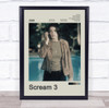 Scream 3 Movie Polaroid Vintage Film Wall Art Poster Print