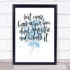 Coffee Hair Handle It Inspirational Quote Print Blue Watercolour Poster Coffee Hair Handle It Inspirational Quote Print Blue Watercolour Poster