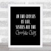 In The Cookies Of Life Quote Print Black & White In The Cookies Of Life Quote Print Black & White