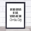 In The Cookies Of Life Quote Print Poster Typography Word Art Picture In The Cookies Of Life Quote Print Poster Typography Word Art Picture