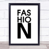 Fashion Big N Quote Wall Art Print Fashion Big N Quote Wall Art Print