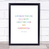 Christian Dior Woman's Perfume Rainbow Quote Print