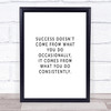 Success Quote Print Poster Typography Word Art Picture
