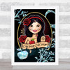 Bad Princess Range Snow White Wall Art Print