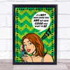 Vintage Lady It's Not How Good You Are It's How Good You Want To Be Wall Art Print