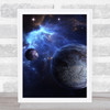 Celestial Collection Planets Space Design 4 Home Wall Art Print