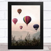 Hot Air Balloons Design 2 Home Wall Art Print