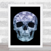 Polygon Skull Gothic Gothic Wall Art Print
