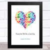 Captain Tom Tomorrow Will Be Rainbow Hearts In Heart Statement Wall Art Print