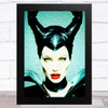 Maleficent Grunge Oil Children's Kids Wall Art Print