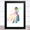 Bow Toy Story Splatter Art Children's Kids Wall Art Print