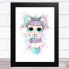 Unicorn Surprise Lol Doll Splatter Art Children's Kid's Wall Art Print