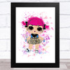 Cherry Surprise Lol Doll Splatter Art Children's Kid's Wall Art Print