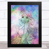 Barbie Mermaid Multicolour Sparkle Children's Kid's Wall Art Print