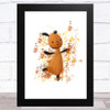 Bing Bunny Flop Splatter Art Children's Kid's Wall Art Print