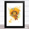 Octonauts Dashi Splatter Art Children's Kid's Wall Art Print