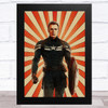 Captain America Chris Evans Children's Kid's Wall Art Print