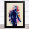 Falcon Watercolour Splatter Children's Kid's Wall Art Print