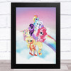 My Little Pony Multicolour Children's Kid's Wall Art Print