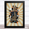 Peter Rabbit Fun Splatter Children's Kid's Wall Art Print