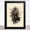 The Mandalorian Splatter Children's Kid's Wall Art Print