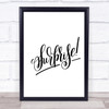 Surprise Quote Print Poster Typography Word Art Picture