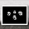 Queen Silhouette Poster Wall Art Print