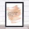 Take Away Your Attention Quote Print Watercolour Wall Art