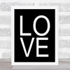 Black Love Quote Wall Art Print Black Love Quote Wall Art Print