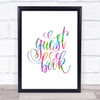 Guest Book Rainbow Quote Print Guest Book Rainbow Quote Print