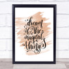 Christmas Dream Magical Quote Print Watercolour Wall Art