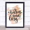 Christmas Warm And Cosy Quote Print Watercolour Wall Art Christmas Warm And Cosy Quote Print Watercolour Wall Art