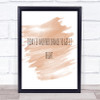 Todays Another Chance Quote Print Watercolour Wall Art