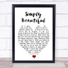 Simply Beautiful Al Green Heart Quote Song Lyric Print