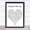 Bring Me Your Cup UB40 Quote Song Lyric Heart Print