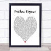 George Michael Father Figure Heart Song Lyric Quote Print