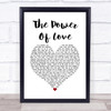 Frankie Goes To Hollywood The Power Of Love Heart Song Lyric Quote Print