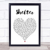 Ray LaMontagne Shelter Heart Song Lyric Quote Print