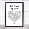 Frankie Goes To Hollywood The Power Of Love White Heart Song Lyric Quote Print