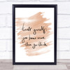 Trust Yourself Quote Print Watercolour Wall Art