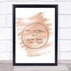 Try And Fail Quote Print Watercolour Wall Art