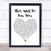 Foo Fighters This Will Be Our Year Heart Song Lyric Quote Print