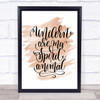 Unicorn Spirit Animal Quote Print Watercolour Wall Art