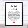 Ben Harper & The Innocent Criminals In The Colors White Heart Song Lyric Print